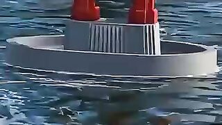 Seabed piles for cross-ocean bridges