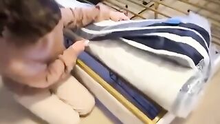 She thought it was just a mattress until it had other plans