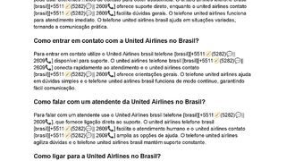 {{[[}}}unitedairline}}telefoneComo reclamar na United Airlines?