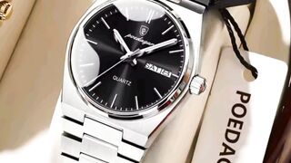 ساعة POEDAGAR النسائية الأنيقة  فخامة يومية بلمسة عصرية