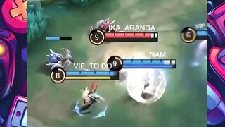Arandaa dengan Lapu lapu 1vs3