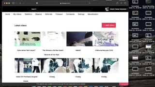 I am watching febspot content creators video