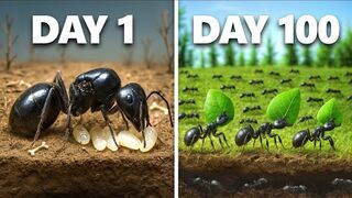 Simulating an Ant Colony For 100 Days - TerraGreen