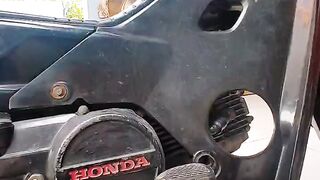 Niatnya mau cat motor berkarat