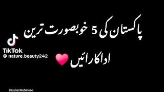 Most Beautiful Pakistani Drama Actress