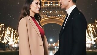 Happy Couple in Paris