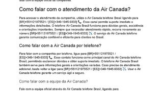 {{aircanada}} Air Canada no Brasil?