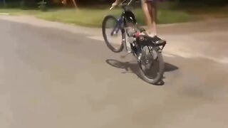 The wheel fell off