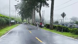 Rain Scenery in Ciwidey West Java.