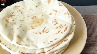 Kuboos Recipe, Shawarma Bread Recipe, how to make Kuboos, pita bread recipe.