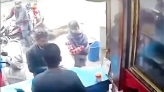 This poor deer was lost