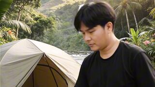 camping in a very amazing place