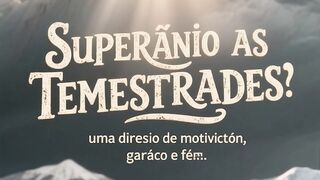 Superando as Tempestades, UMA HISTÓRIA de Motivaçã e fé