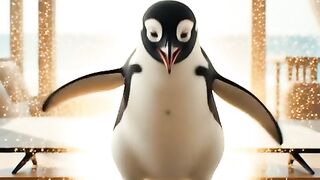 Birds Come outside from TV Screen
