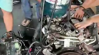 Toyota car engine repair