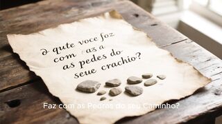 as Pedras do seu Caminho