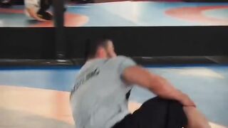 What, a wrestler, right?!