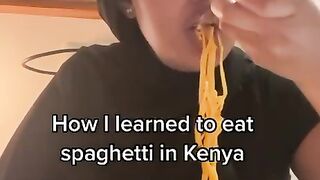 Excellent eating technique  bravo