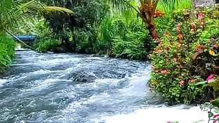 the sound of water is calming