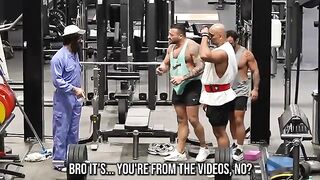 I got exposed gym prank gone wrong l pretended to be a cleaner 54