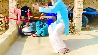 Old man funy dance