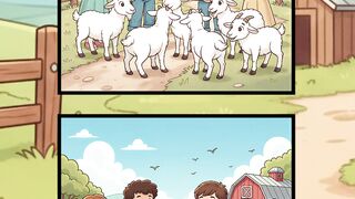 Kids Feeding Farm Animals