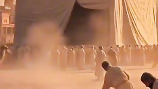 The rocks that form the Kaaba