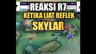 Reaksi R7 liat refleks ngeri dari Skylar