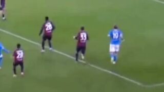 Neres goal, Napoli 2 - 0 Bologna Supercoppa Italy 2025