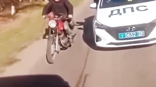 The Gaiters pursuit of bikers