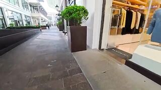 The most popular store among the cats roaming freely in the shopping mall is a pink jewelry store
