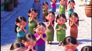 Kids Innocent Thinking Turns Hilarious  Village Comedy   shorts ai cartoon