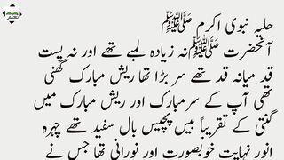 حلیہ نبی اکرم ﷺ#tallum Urdu #islamicvideo