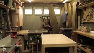 Making the wormhole coffee table