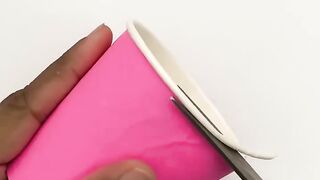 DIY Paper Cup Gift Box - How To Make Gift Box - Paper Cup Craft Ideas - # shorts (1-minute video)
