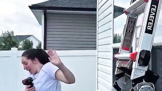 A drill prank  an amazing reaction