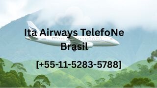 Qual é o número oficial da ITA Airways no Brasil?