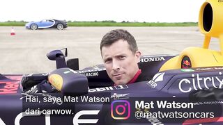 Bugatti Chiron v Mobil F1 Red Bull DRAG RACE