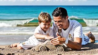 Messi  His Son Mocked Ronaldos Child  Ronaldos Revenge Shook Everyone  on US Beach