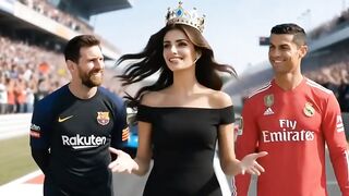 Ronaldo vs Messi The Epic Car Racing Showdown ronaldo messi