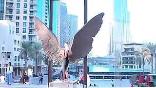 Burj Khalifa Close-Up Night Walk  Downtown Glow 4K  4k viral travel du.mp4