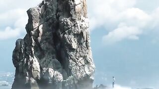 Flyboard at the rock Sail
