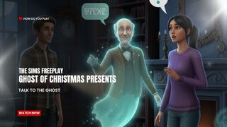 The Sims FreePlay - Ghost Of Christmas Presents (Talk To The Ghost)