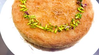 The Perfect Kunafa Recipe Crispy and Silky Cream Kunafa Recipe Ramadan Dessert - Yummy Treats