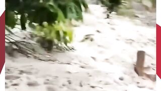 Banjir Bandang Galodo Terjang Jorong Pasa Maninjau Agam, Rumah Warga Terdampak
