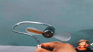 The Viral LED Clock Fan That Floats Time in the Air