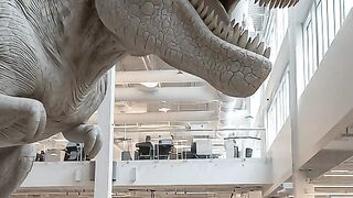 Google have dino statue at google office !!!!!