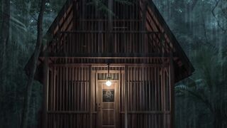 Heavy Rain  Gentle Thunder Inside the House  ASMR Sleep Sounds