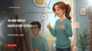 The Sims FreePlay - Need For Steed (Encourage a SIM )