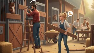 The Sims FreePlay - Need For Steed (Repair a Stable)